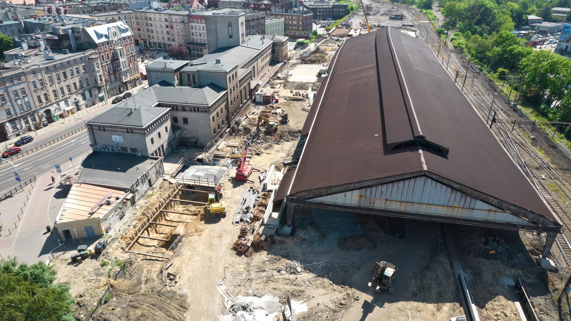 Przebudowa układu torowego i peronów w Bytomiu