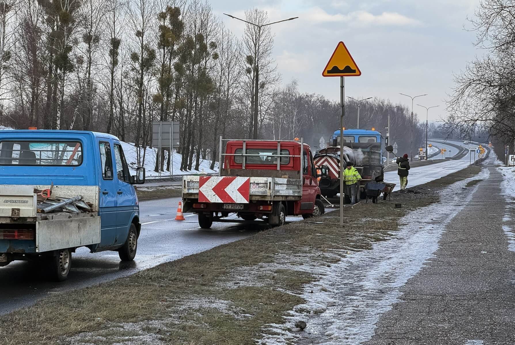 Rusza latanie pozimowych dziur w drogach bytom 4