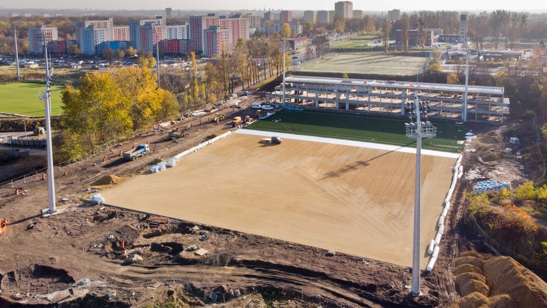 Budowa nowego kompleksu piłkarskiego w Bytomiu