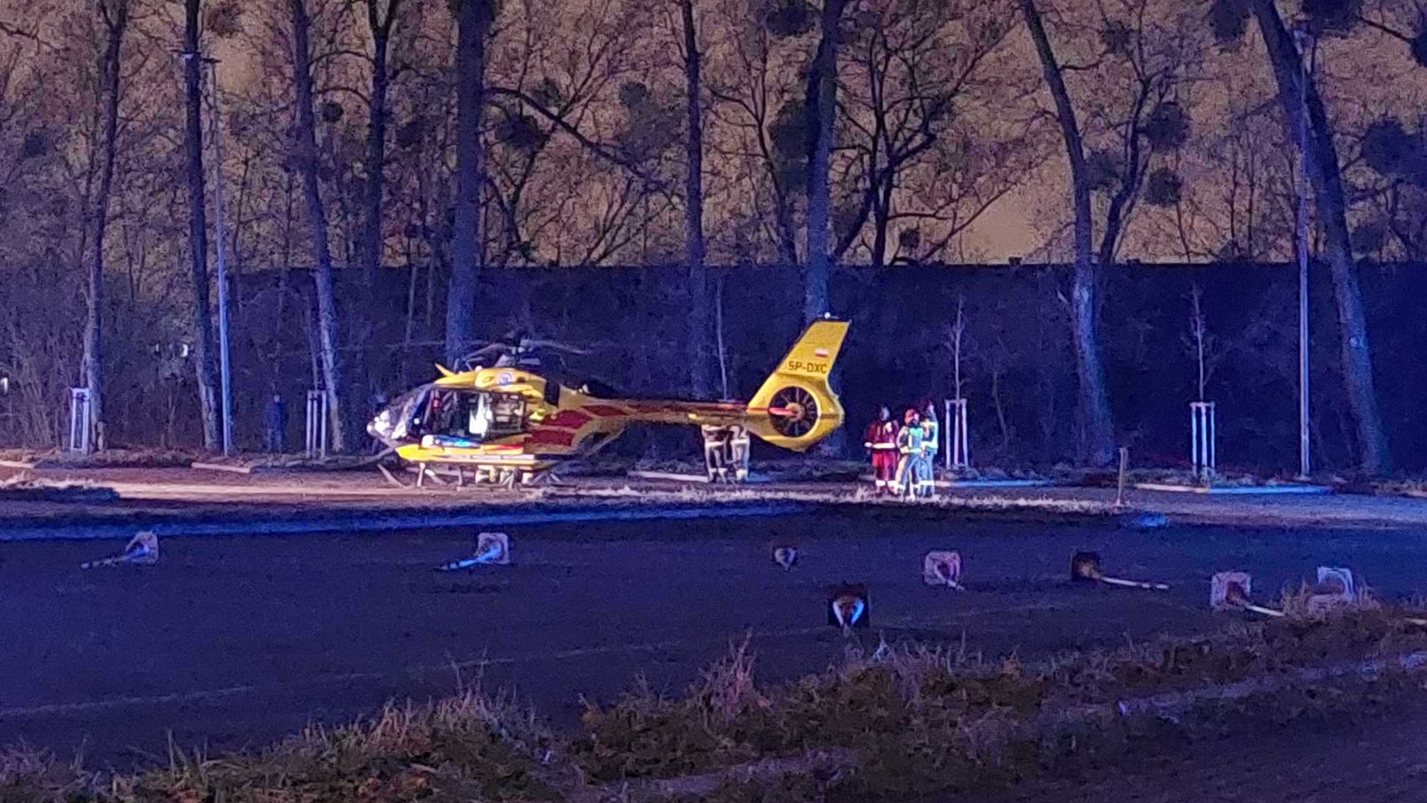 Wypadek skarpa helikopter bytom 05