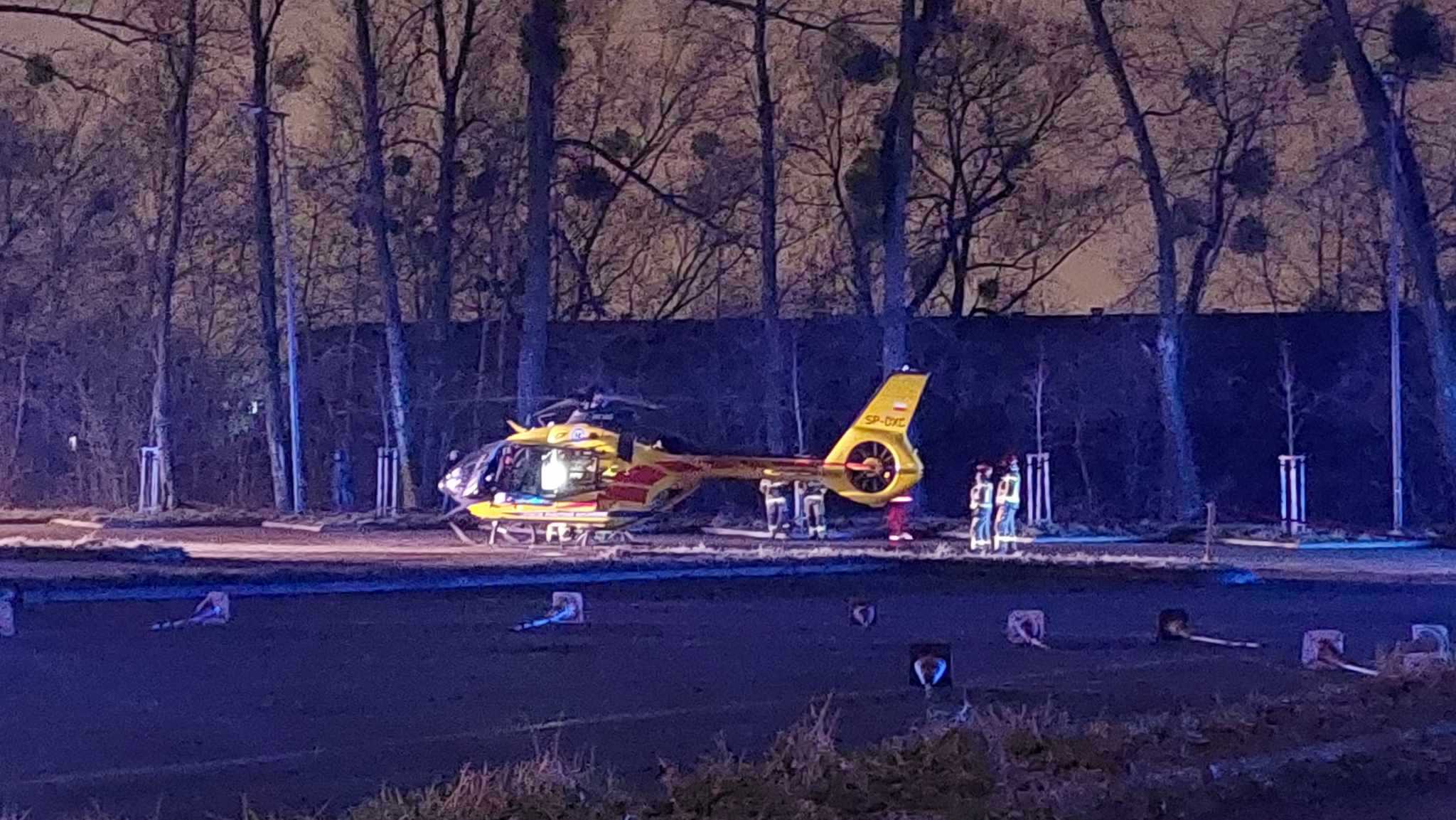 Wypadek skarpa helikopter bytom 06