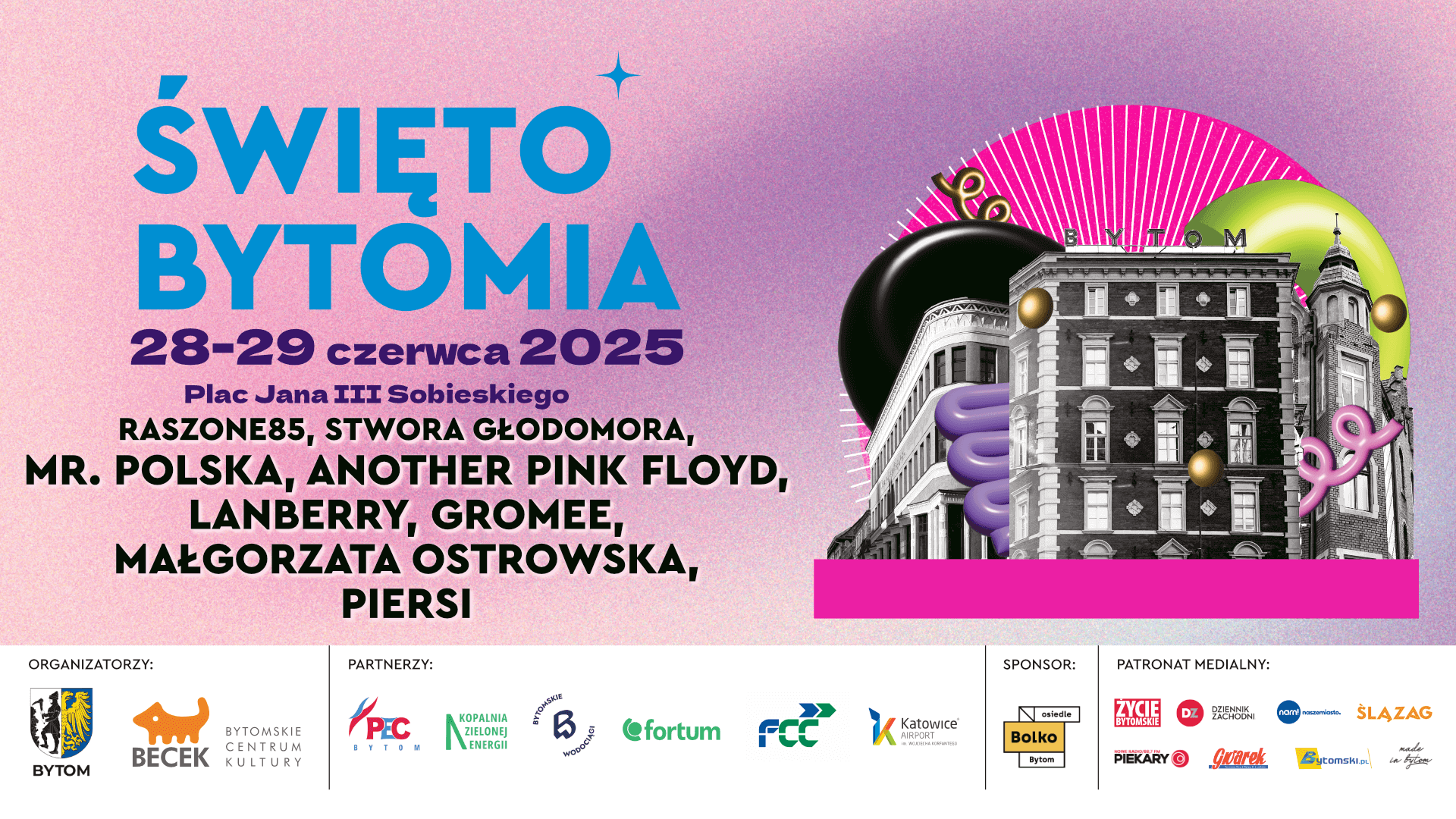 Święto Bytomia - welcome screen - 20.06.2025