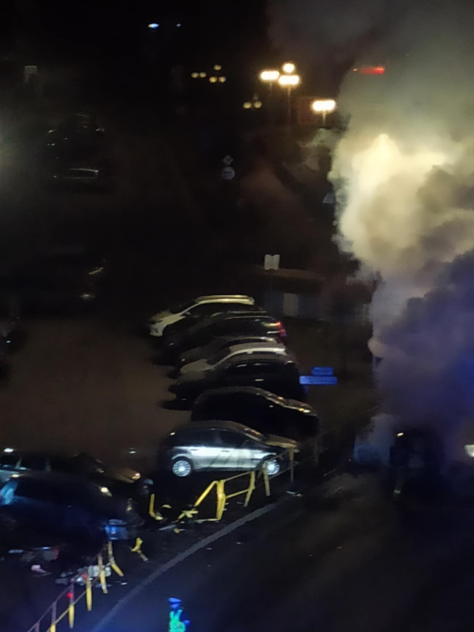 Pożar samochodu, ul. Witczaka Bytom