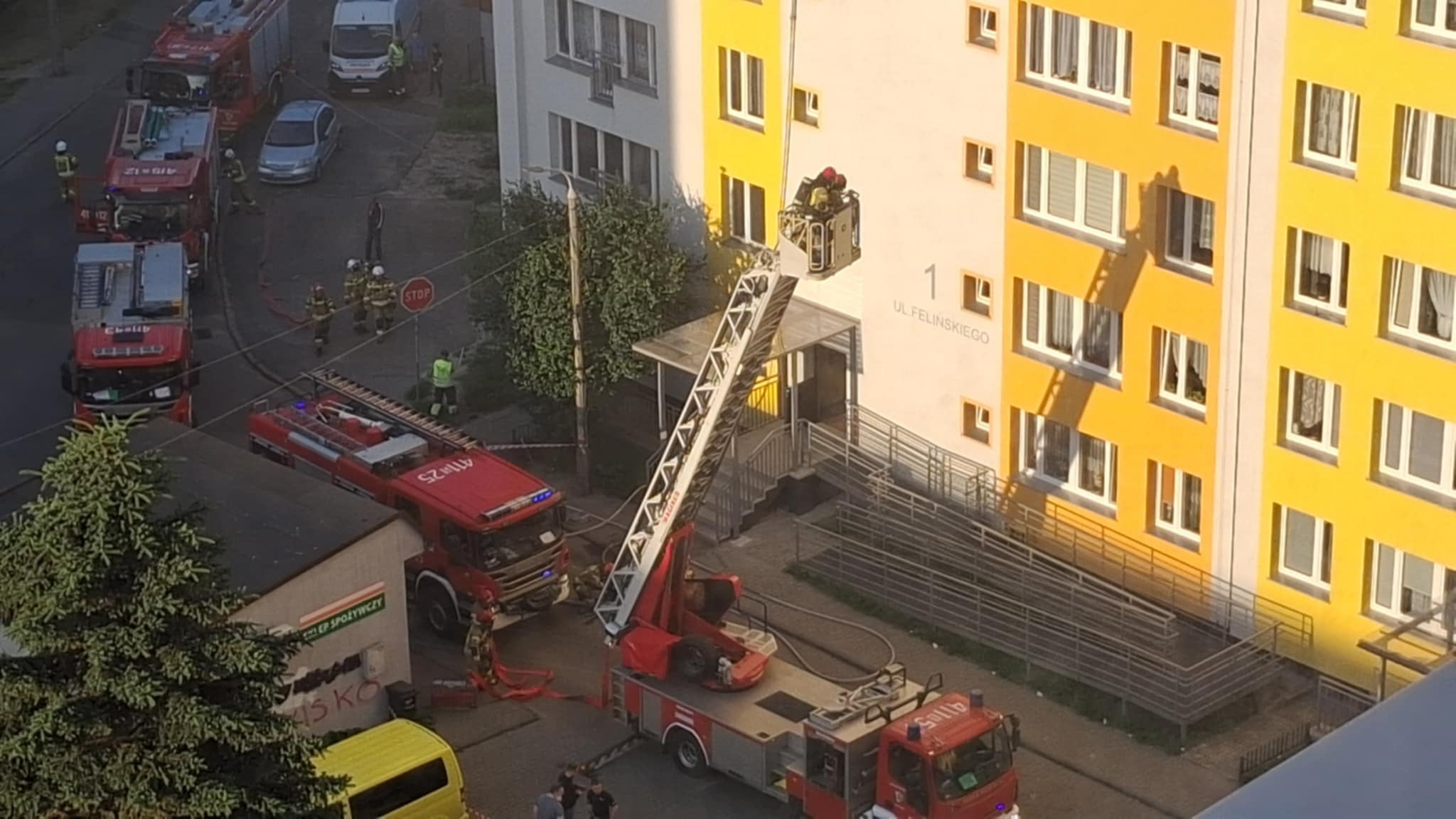 W budynku przy ul. Felińskiego w Bytomiu doszło do wybuchu gazu