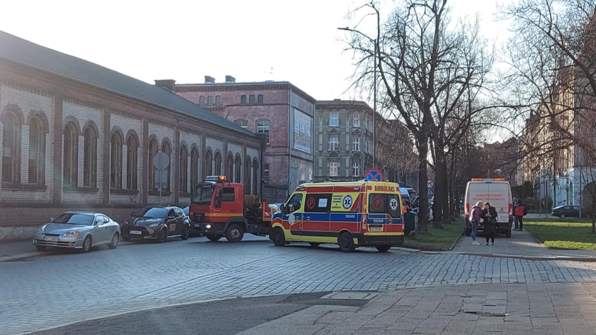 Wypadek Zeromskiego Bytom karetka elka 6