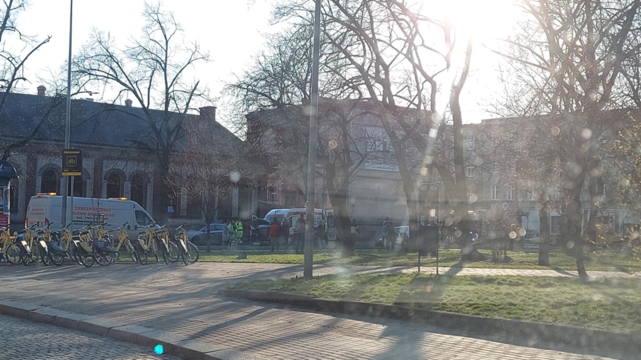 Wypadek Zeromskiego Bytom karetka elka 9