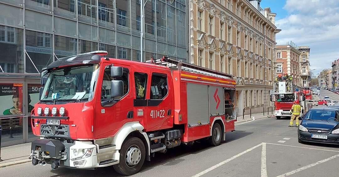 Kolejna interwencja straży pożarnej przy ul. Webera w Bytomiu