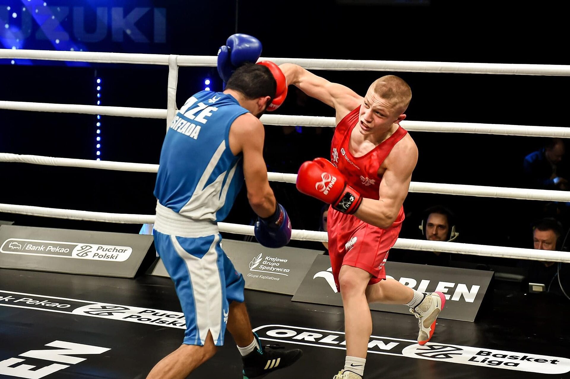 Wychowanek Bytomskiej Akademii Boksu w akcji Wychowanek Bytomskiej Akademii Boksu w akcji