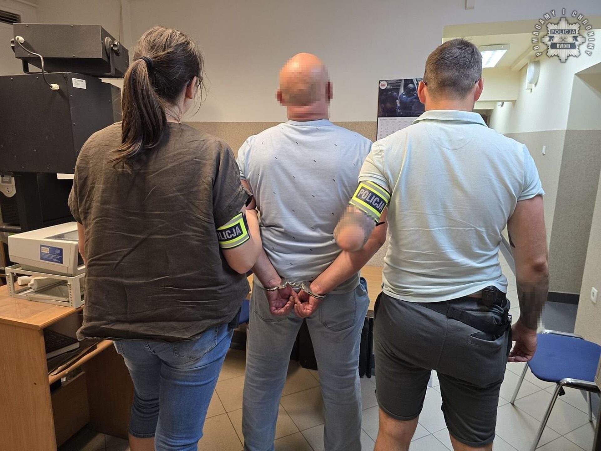 Bytomscy policjanci złapali złodzieja Bytomscy policjanci złapali złodzieja