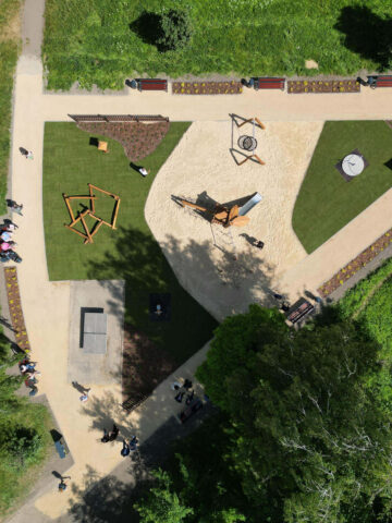 Tak prezentuje się nowy plac zabaw w Szombierkach Tak prezentuje się nowy plac zabaw w Szombierkach