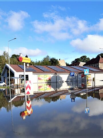Bytom Biedronka zalanie Bytom Biedronka zalanie