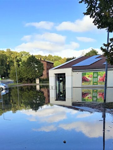 Bytom Biedronka zalanie Bytom Biedronka zalanie