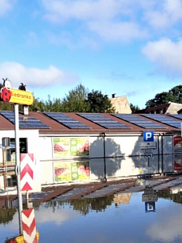 Bytom Biedronka zalanie Bytom Biedronka zalanie