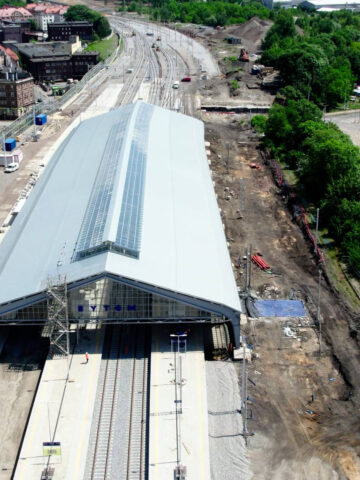 Tak prezentuje się remontowany dworzec Tak prezentuje się remontowany dworzec