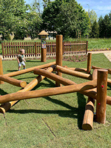 Urządzenie sprawnościowe z drewna Urządzenie sprawnościowe z drewna