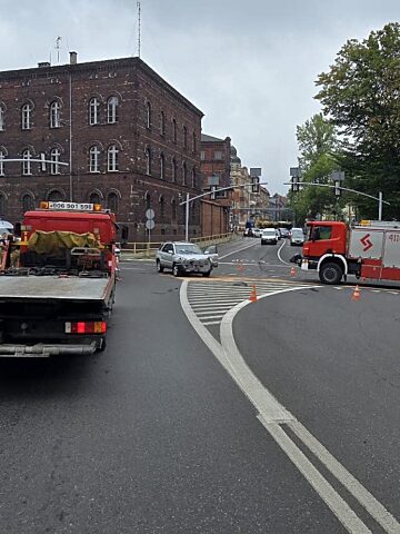 Wypadek na ul. Wrocławskiej Wypadek na ul. Wrocławskiej