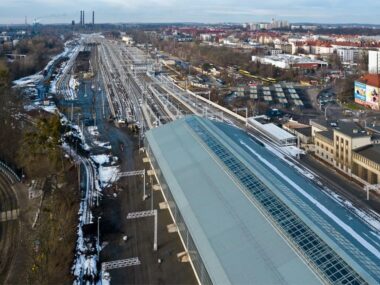 Na stare tory do EC Szombierki? Trasa wąskotorówki w Bytomiu rozpoczyna się przy dworcu PKP