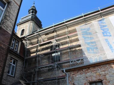 Remont kościoła przy pl. Klasztornym Remont kościoła