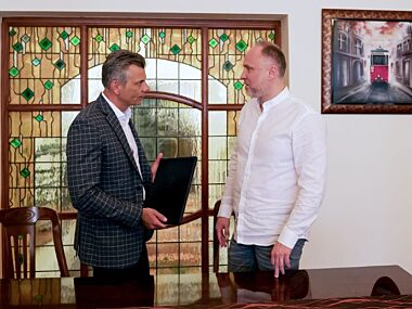 Bytom planuje przebudowę Rynku. Rozpoczyna współpracę z SARP Mariusz Wołosz i Maciej Grychowski z katowickiego oddziału SARP