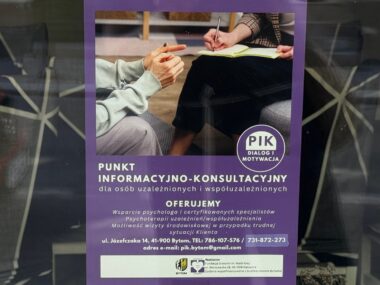 Darmowe wsparcie dla uzależnionych i ofiar przemocy Punkt wsparcia dla osób w potrzebie działa przy ul. Józefczaka 14