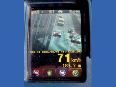 Niezłego gagatka złapali policjanci na ul. Miechowickiej Pomiar predkosci Bytom