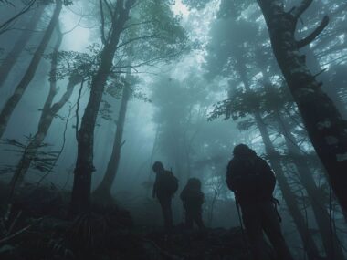 Aokigahara forest dark style Aokigahara forest dark style