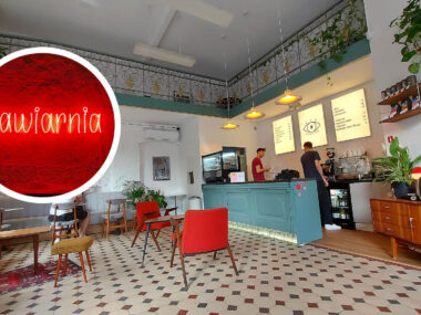 Neon w hołdzie klasycznym bytomskim reklamom świetlnym Czarno to widze neon kawiarnia