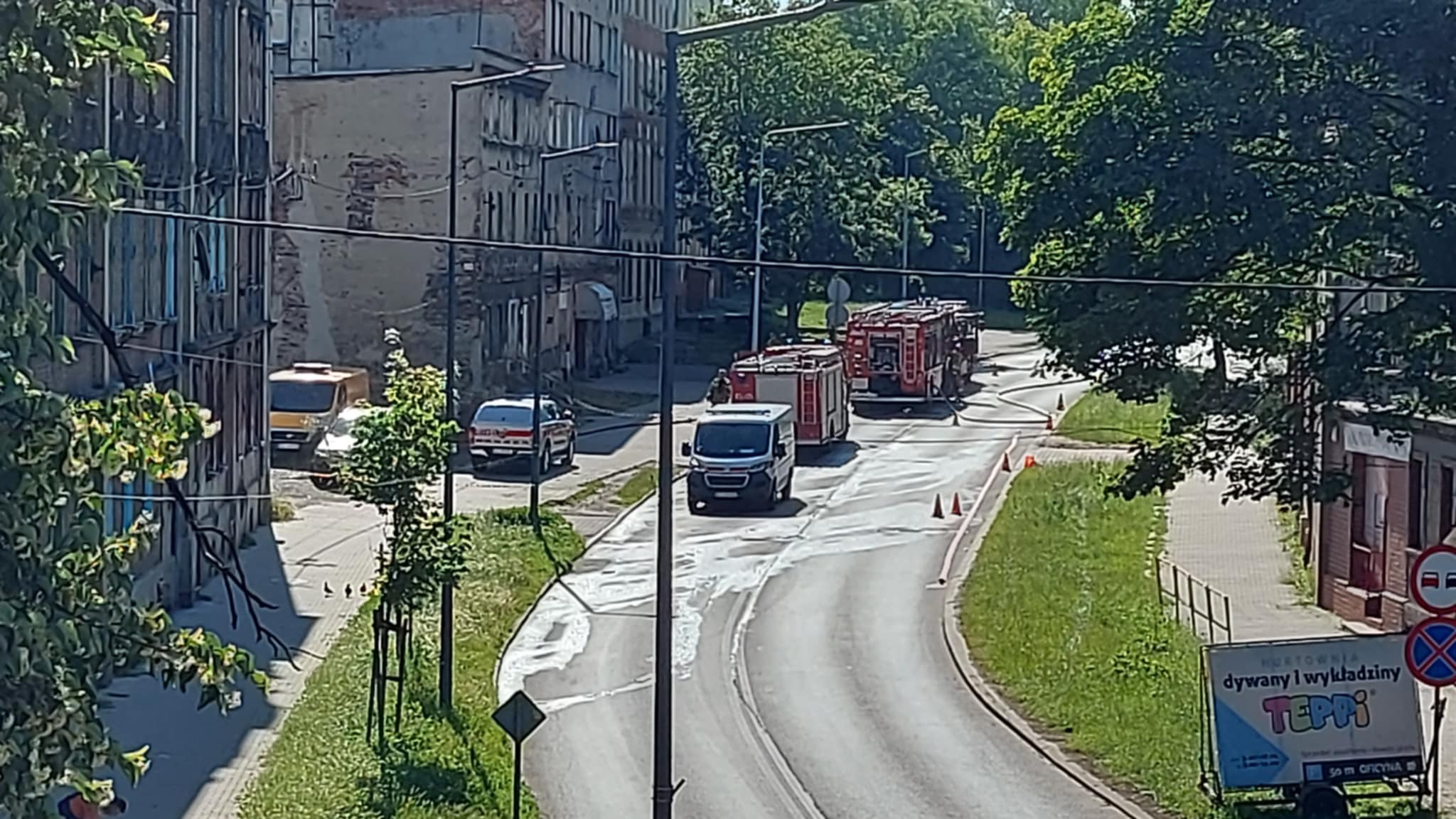 Rozbiórka budynku przy ul. Siemianowickiej