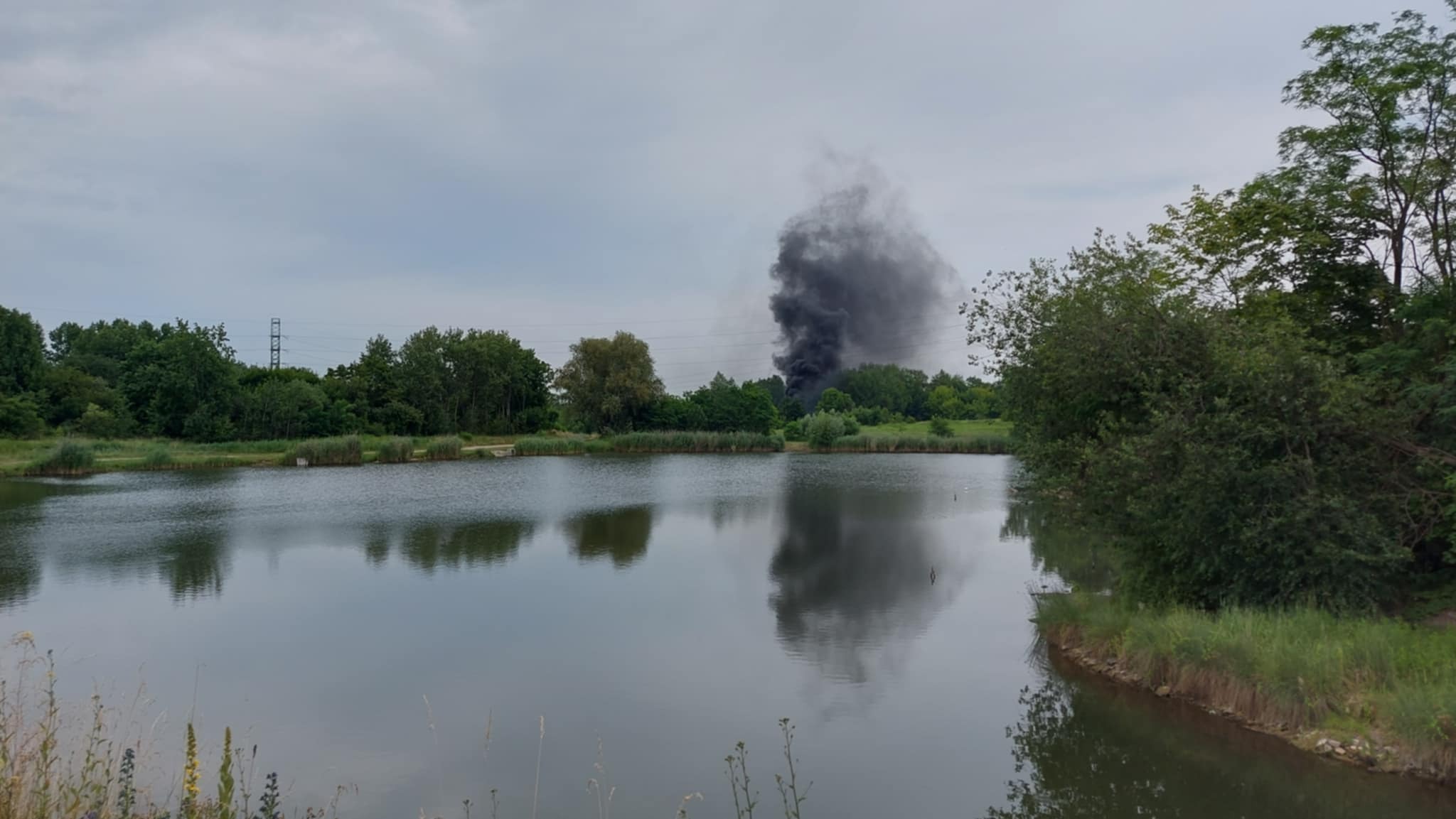 Pożar w Bytomiu