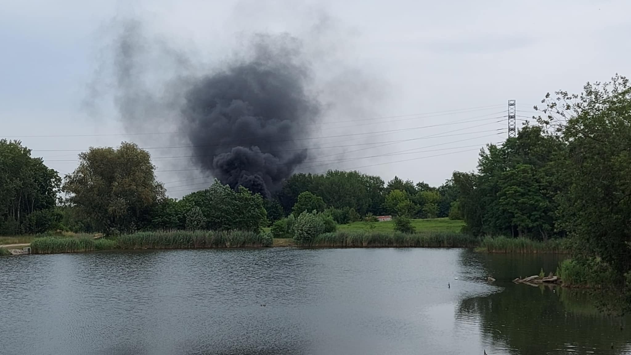 Pożar w Bytomiu