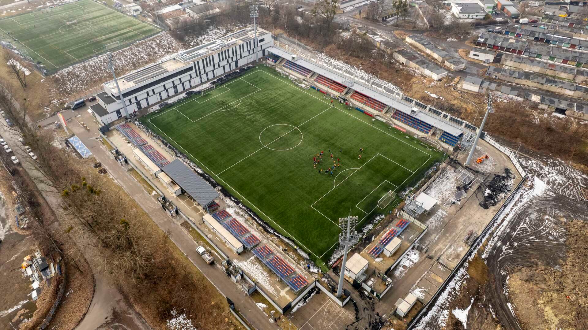 Nowa trybuna na obiekcie Polonii Bytom