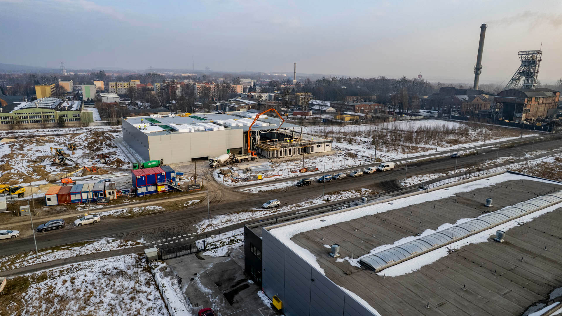 Budowa zakładu Domgos 2 w Bytomiu