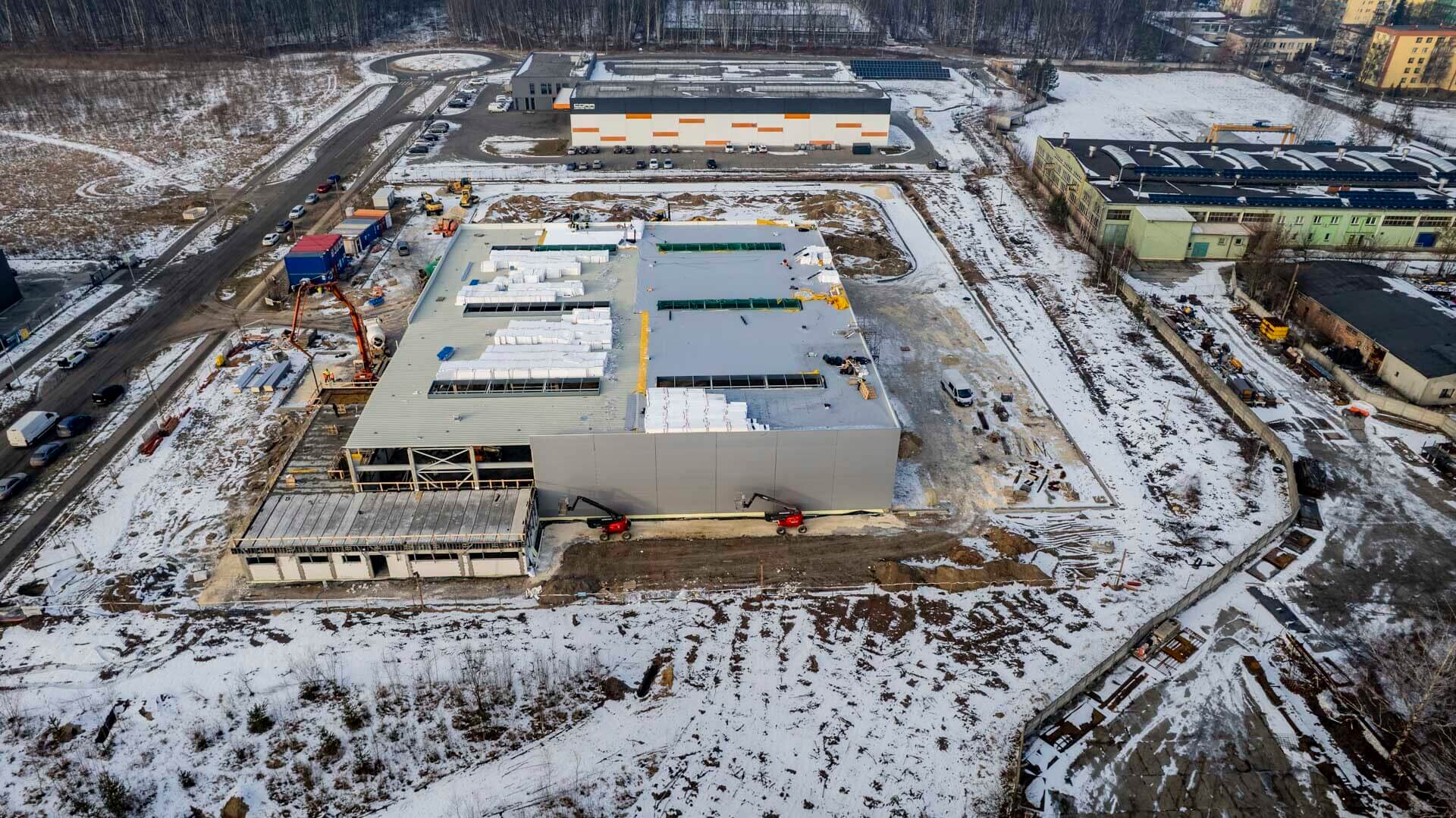 Budowa zakładu Domgos 2 w Bytomiu