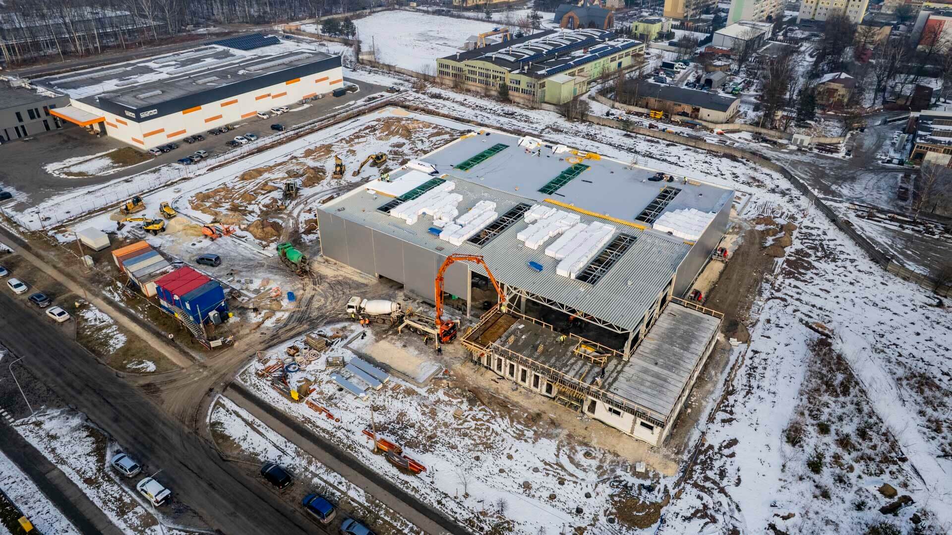 Budowa zakładu Domgos 2 w Bytomiu