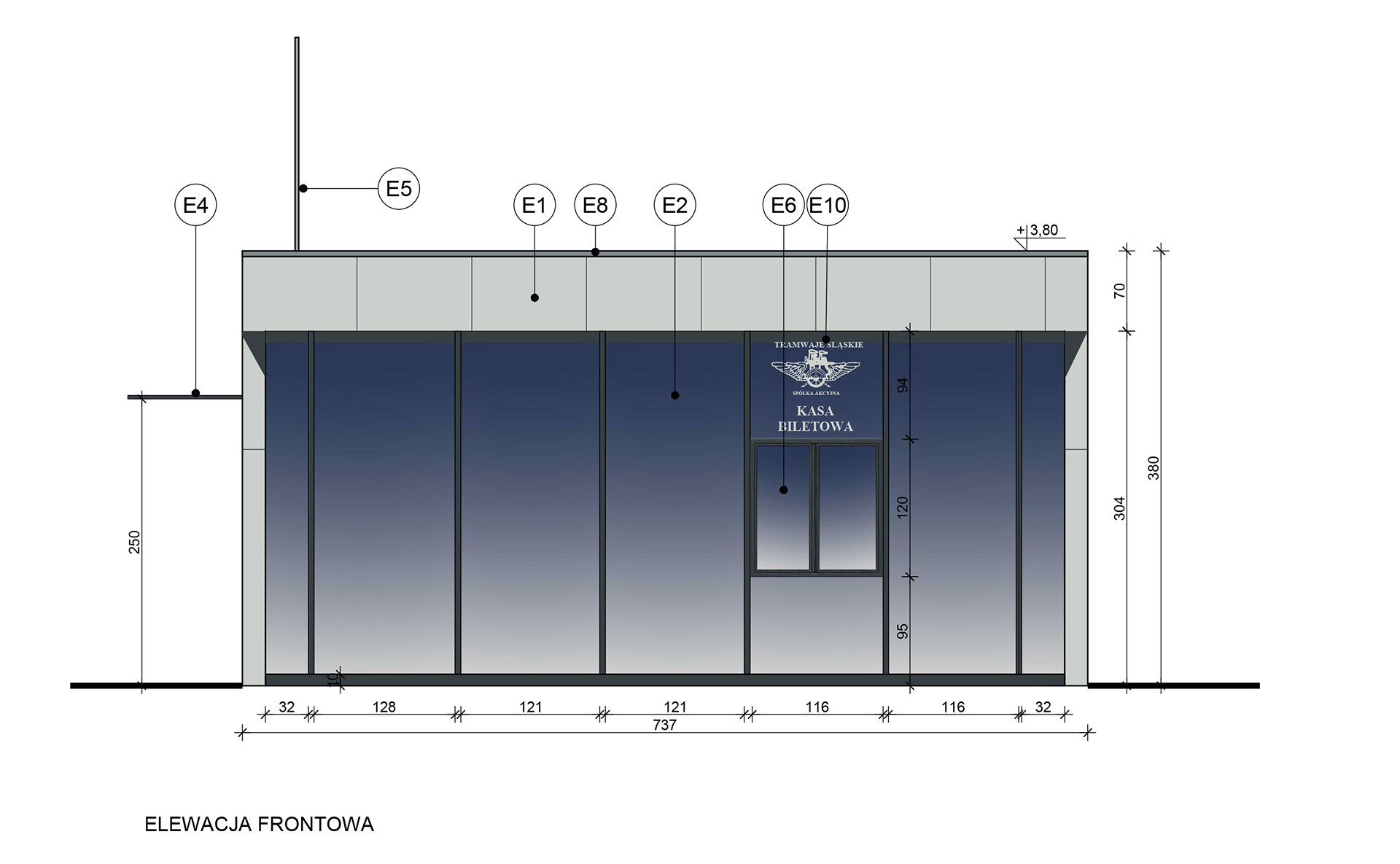 Projekt przebudowy dyspozytorni na pl. Sikorskiego w Bytomiu