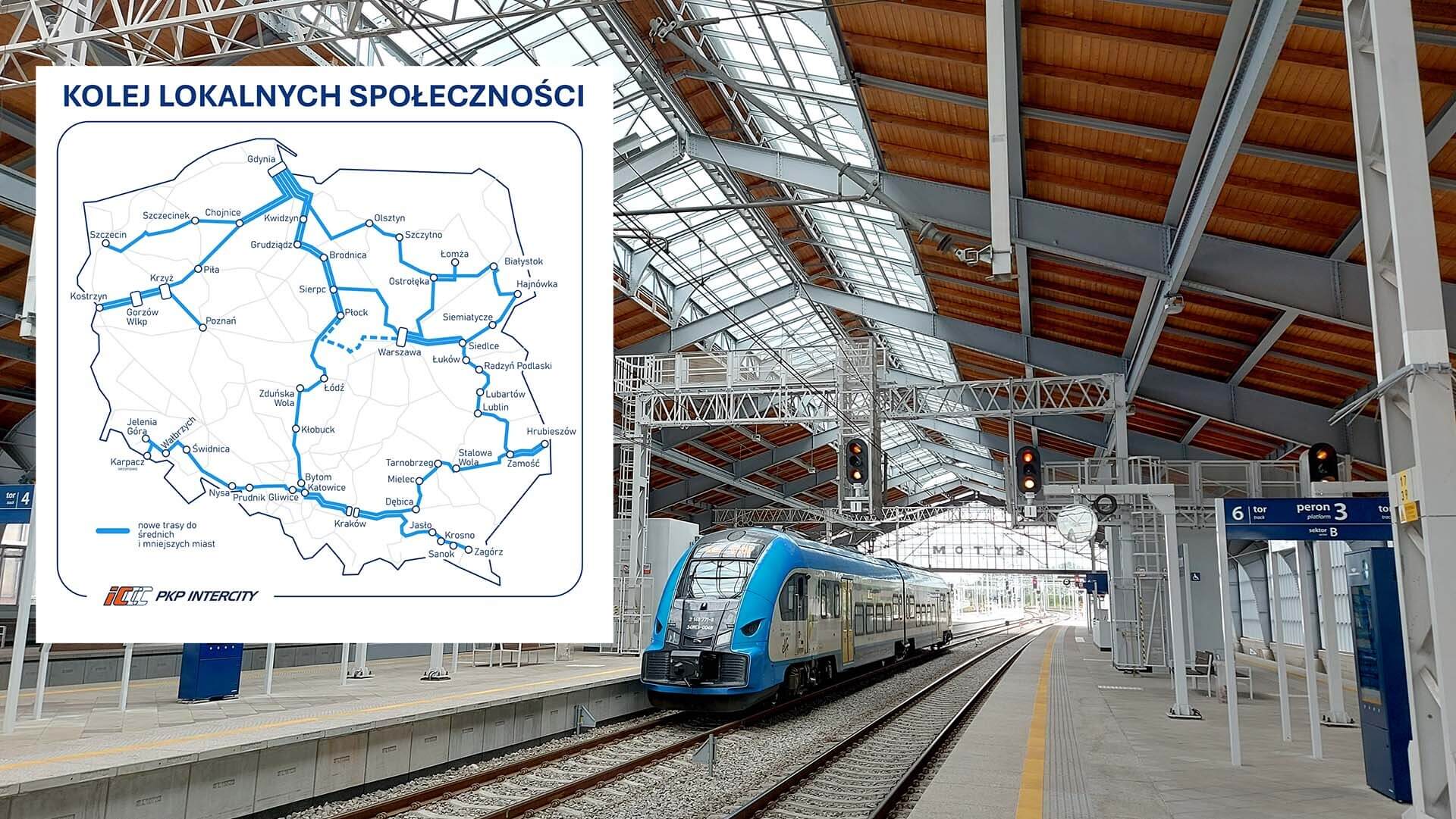 Bytom zyska stałe połączenie kolejowe z Krakowem i Gdynią. Obsłużą je nowoczesne hybrydy