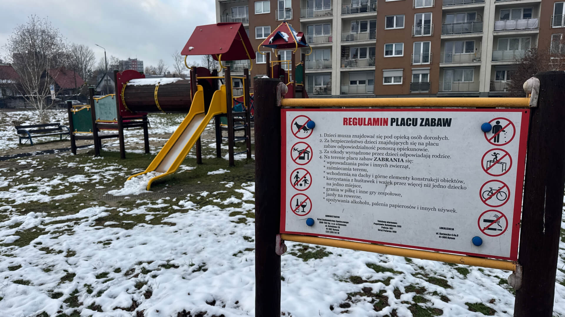 Zmodernizowany plac zabaw przy ul. Karpackiej