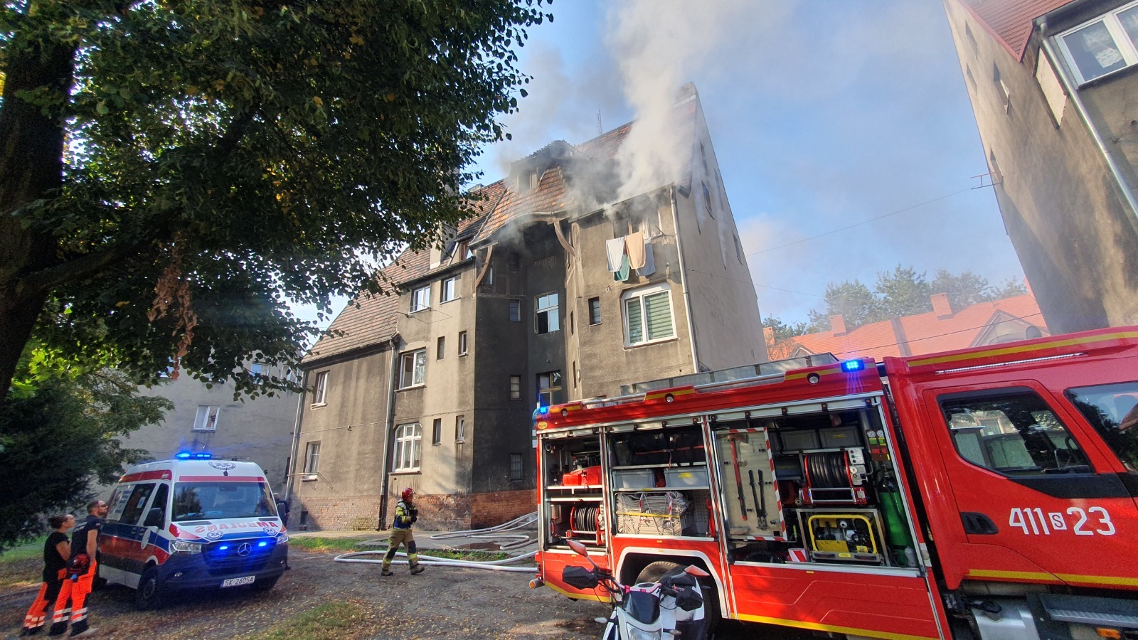 Ogień zabrał im wszystko. Po pożarze uruchomiono zbiórkę dla potrzebującej rodziny z Bobrka